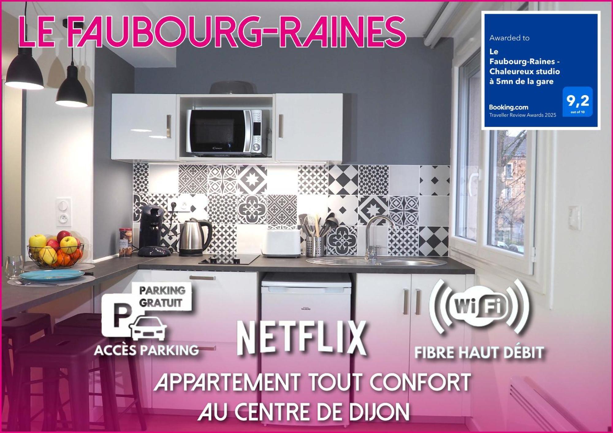 Le Faubourg-Raines - Chaleureux Studio A 5Mn De La Gare Dijon Exteriér fotografie